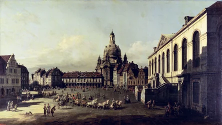 The Neuer Marktplatz in Dresden